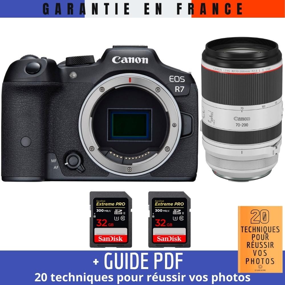 Canon EOS R7 + RF 70-200mm F2.8 L IS USM + 2 SanDisk 32GB Extreme PRO UHS-II SDXC 300MB/s