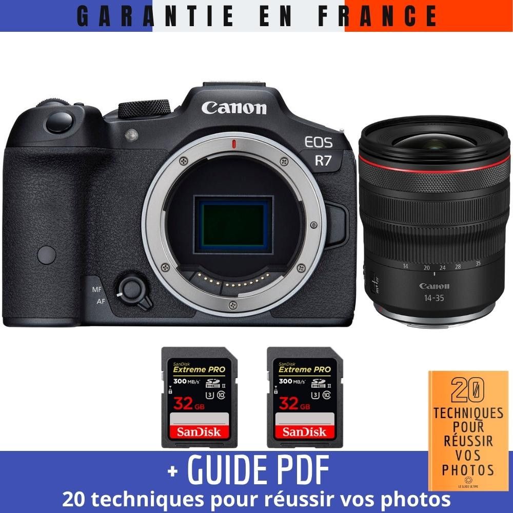 Canon EOS R7 + RF 14-35mm F4 L IS USM + 2 SanDisk 32GB Extreme PRO UHS-II SDXC 300MB/s
