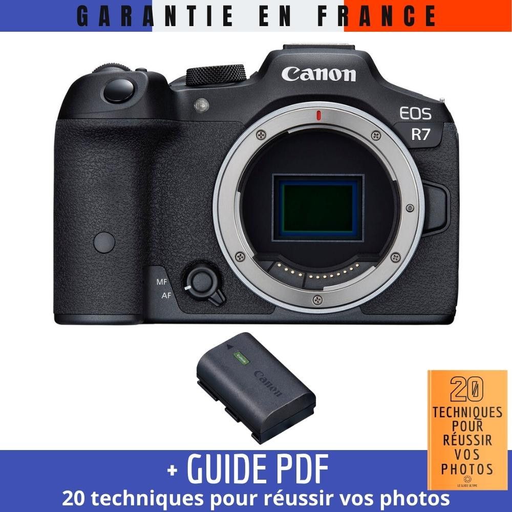 Canon EOS R7 + LP-E6NH Battery + Guide PDF '20 Techniques to Succeed in Photography'