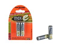 Ansmann maxE Rechargeable AA Batteries (2x Type AA, NiMH, 2100 mAh)