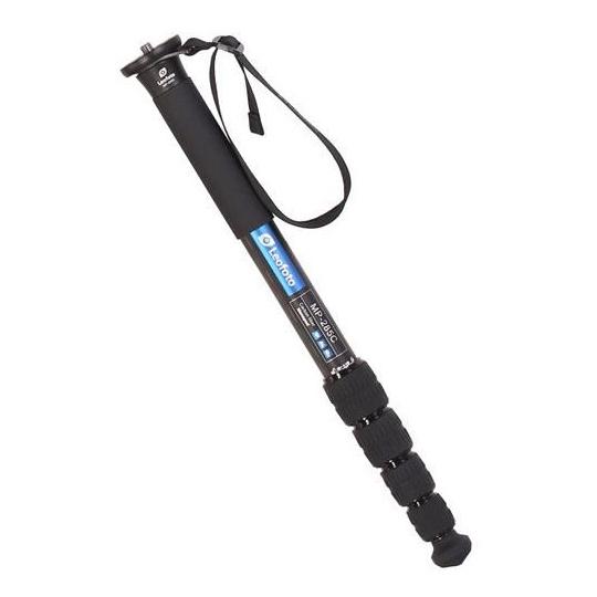 Leofoto MP-285C Camera Tripod, Carbon and Rubber, 1/4, 3/8" Mounts, Black