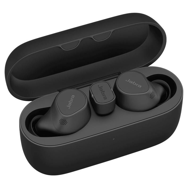 Jabra Evolve2 UC Wireless Earbuds - Active Noise Cancellation - Bluetooth - USB-C via Adapter