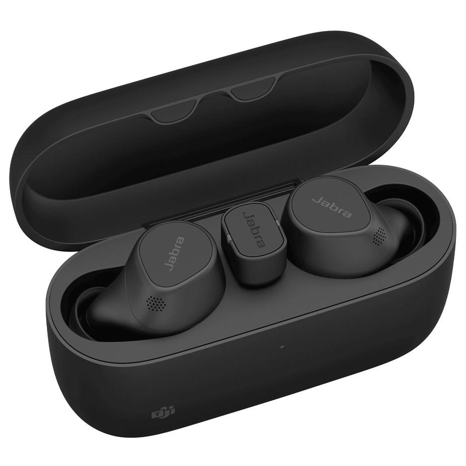 Jabra Evolve2 Buds MS - Active Noise Cancelling Wireless Earbuds - Black