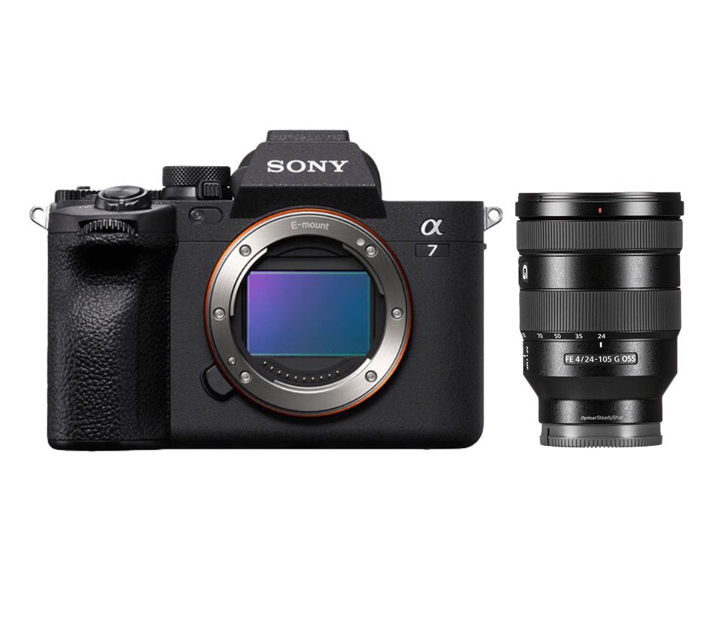 Sony Alpha A7 Mark IV Camera Body + Sony FE 24-105mm f/4 G OSS Lens