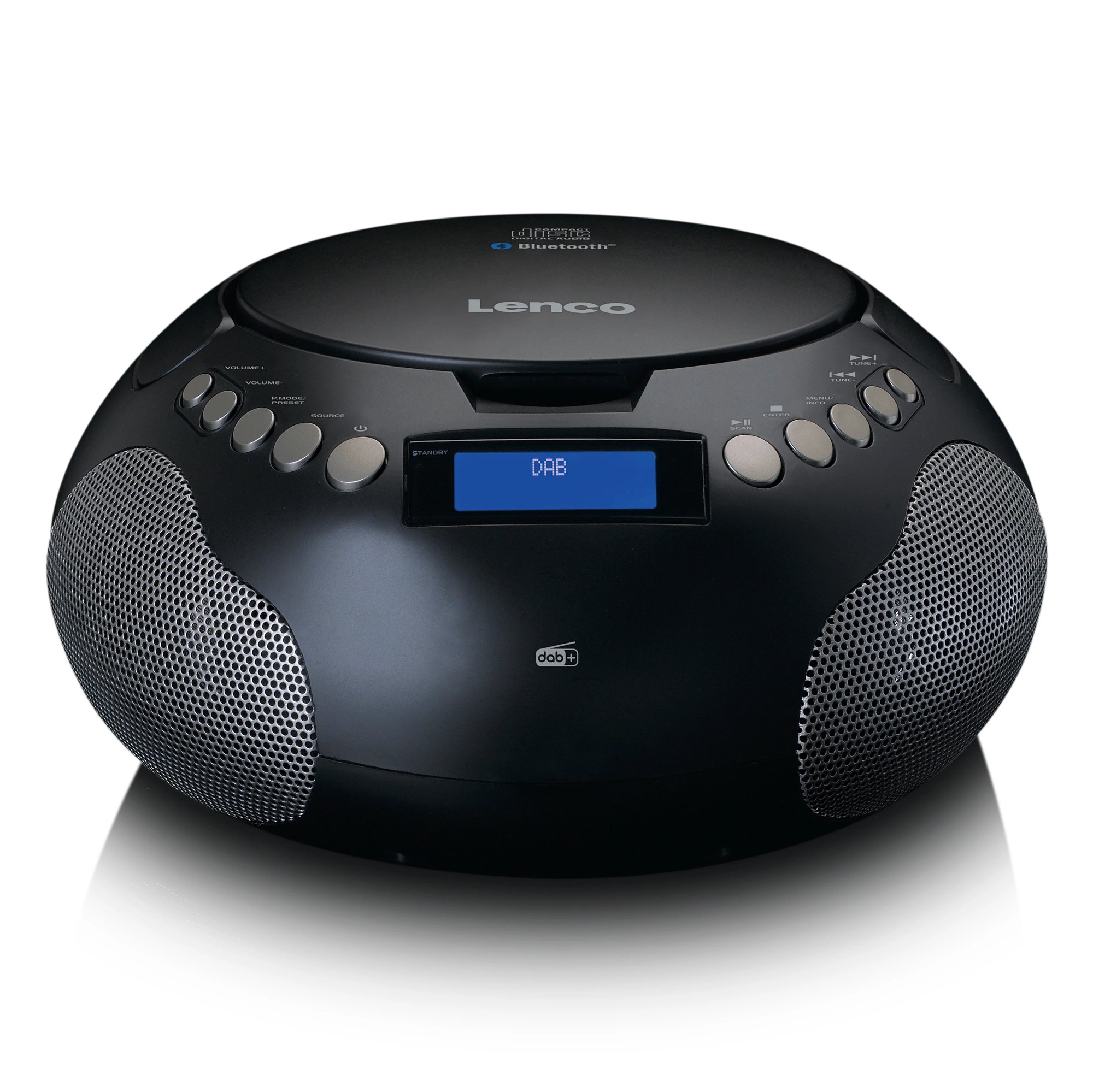 Radio estéreo portátil Lenco SCD-341BK - DAB+ / FM con Bluetooth