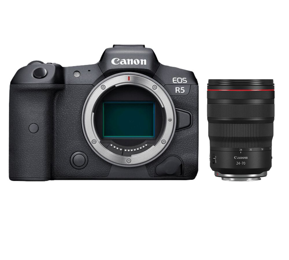 Canon EOS R5 Body + RF 24-70mm f/2.8L IS USM Lens