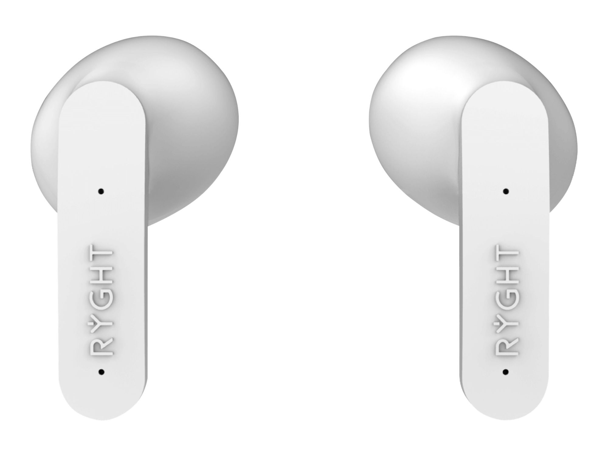 Ryght Mino - Bluetooth Wireless Earbuds with Microphone - Active Noise Cancellation - White