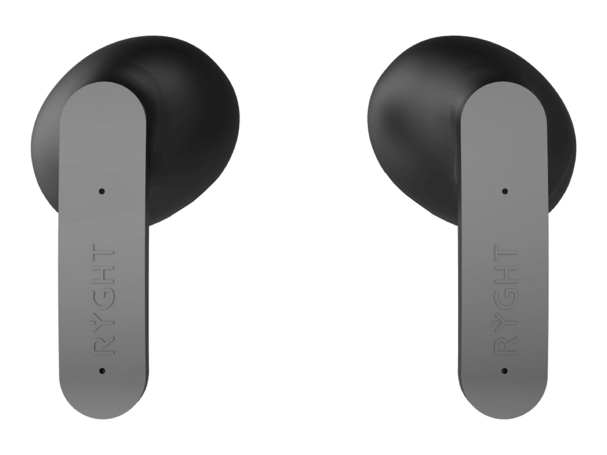 Ryght Mino Wireless Earbuds with Microphone - Active Noise Cancellation - Black