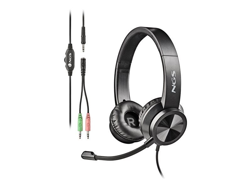 NGS MSX 11 Pro - Wired Circum-aural Headset - Black