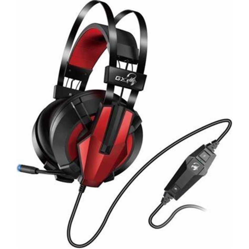 Auriculares para juegos Genius - Auricular USB de sonido envolvente 7.1 Vibrante