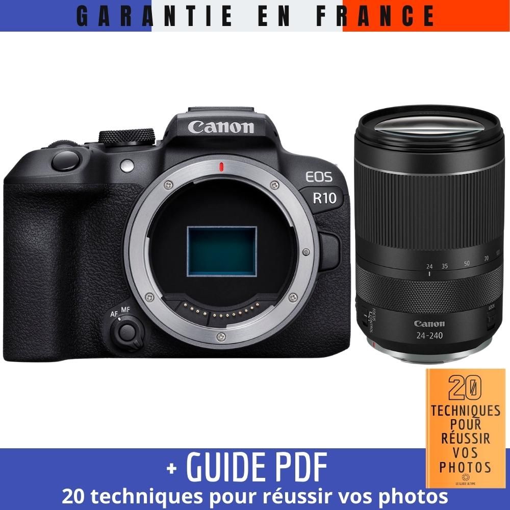 Canon EOS R10 + RF 24-240mm F4-6.3 IS USM Kit with '20 Techniques for Succeeding in Photography' Guide
