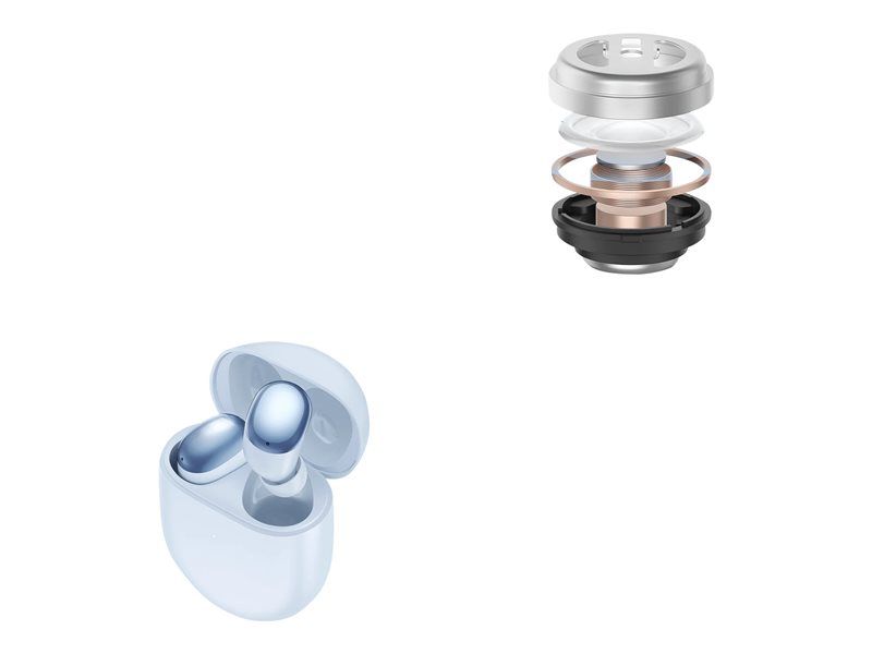 Xiaomi Redmi Buds 4 - Wireless Earbuds with Microphone - In-ear - Bluetooth - Active Noise Cancellation - Blue