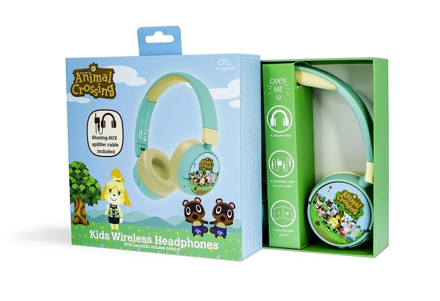 Otl Animal Crossing Junior Wireless Headphones
