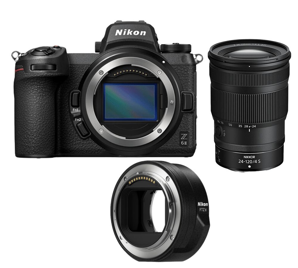 Nikon Z6 II Kit with 24-120mm f/4 S Lens + Nikon FTZ II Mount Adapter