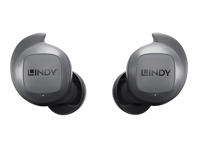 Lindy LE400W Wireless Earbuds with Microphone - Black
