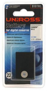 Uniross Li-Ion Battery 810 mAh for Canon PowerShot S70