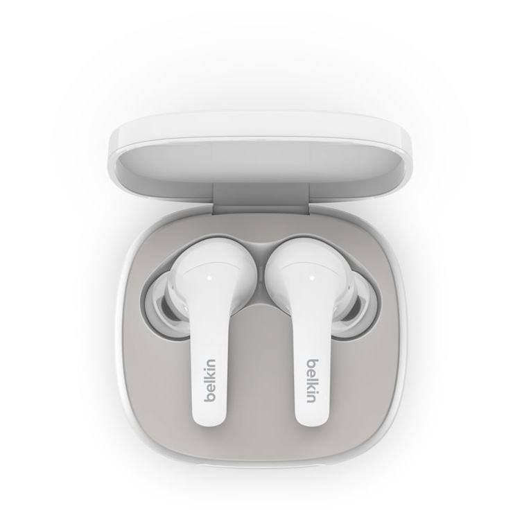 Belkin SoundForm Flow - Auriculares inalámbricos con micrófono