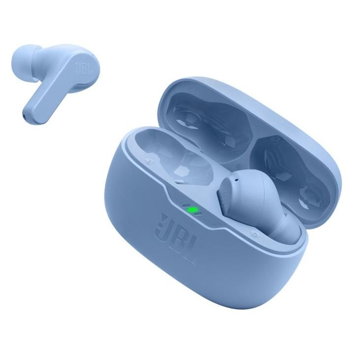 JBL Wave Beam Wireless Earbuds with Microphone - Bluetooth - Blue