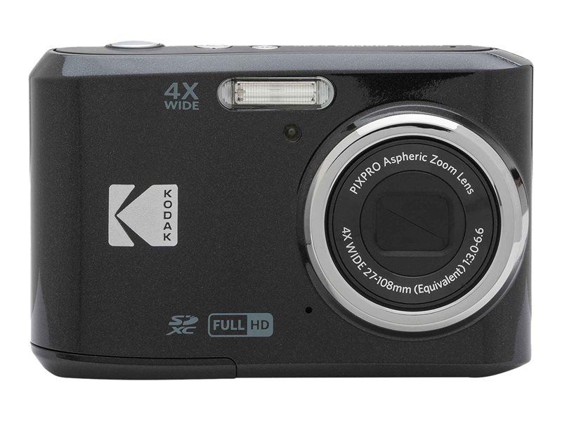 Appareil photo numérique Kodak PIXPRO Friendly Zoom FZ45 - Compacte - 16,3 millions de pixels - Écran LCD 2,7 pouces - Vidéo HD 1080p / 30 images/seconde - Zoom optique 4x - Batterie 2 AA - Flash intégré