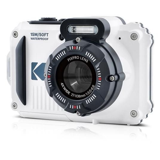 Kodak PixPro WPZ2 Digital Camera - Compact - 16.76 MP - 1080p/30fps - White