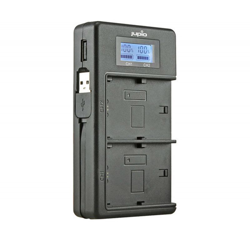 JUPIO Double Charger for Canon LP-E6N