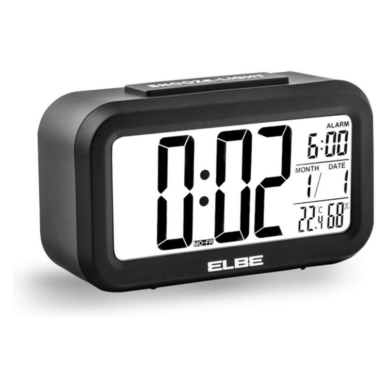 ELBE RD668N Black LCD 4.4 Radio-Alarm Clock