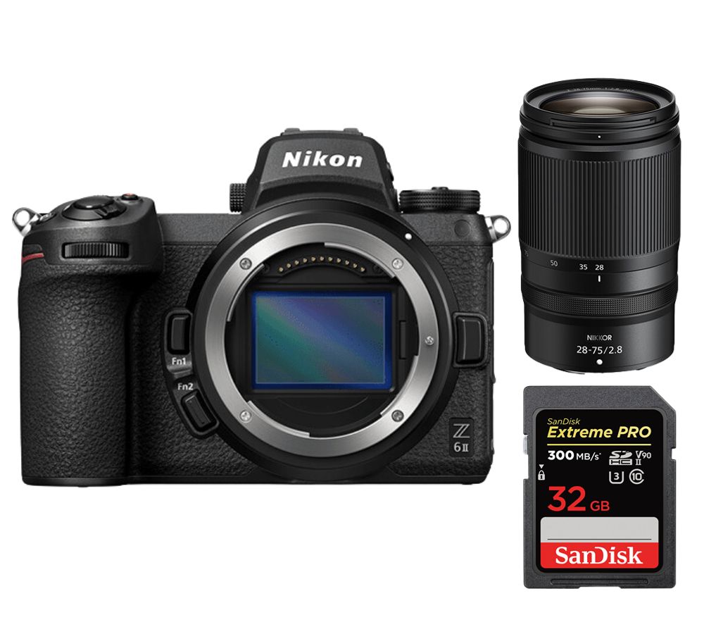 Nikon Z6 II Mirrorless Camera Kit with Z 28-75mm f/2.8 NIKKOR and SanDisk 32GB Extreme Pro SDHC USH-II 4K U3 Card