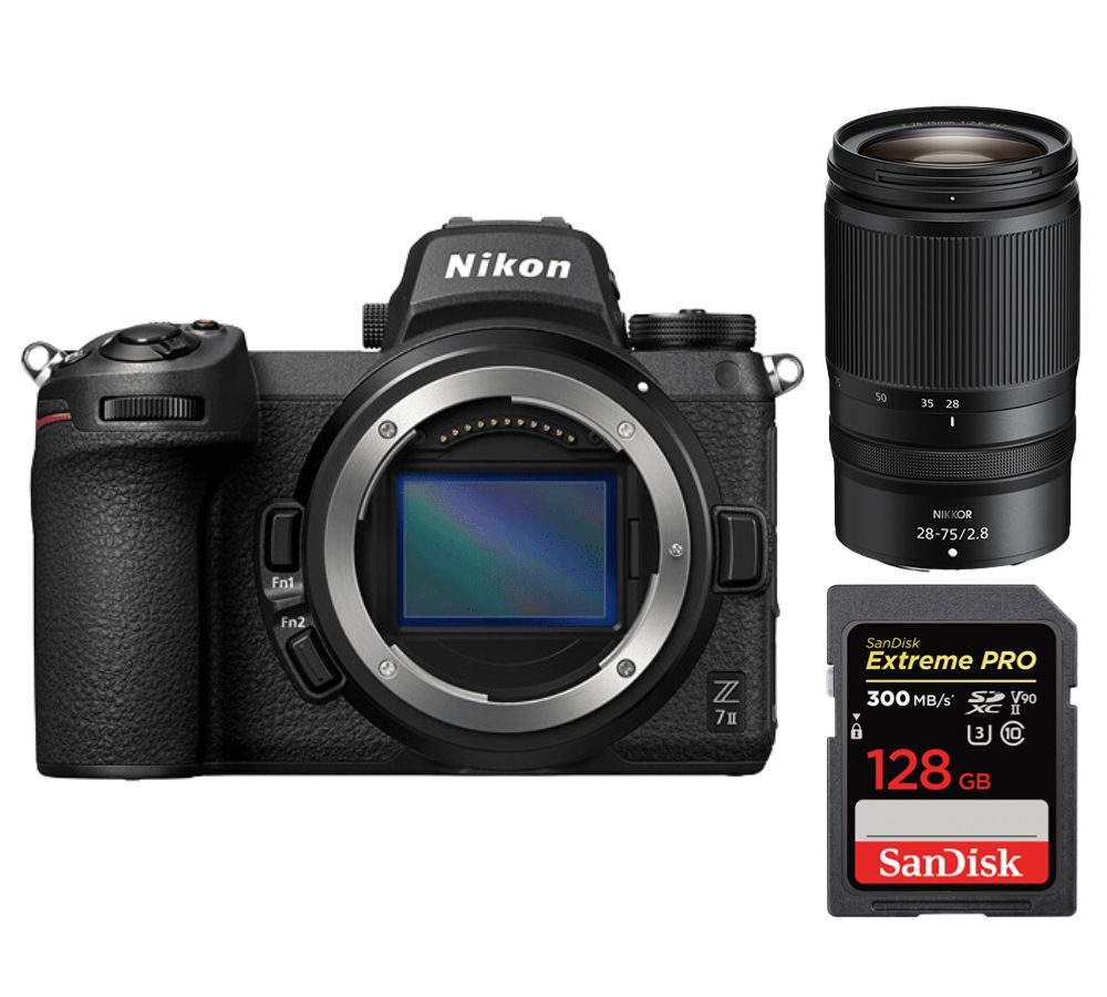Nikon Z7 II Mirrorless Camera Kit with Z 28-75mm f/2.8 NIKKOR Lens and SanDisk 128GB Extreme Pro SDXC UHS-II Card