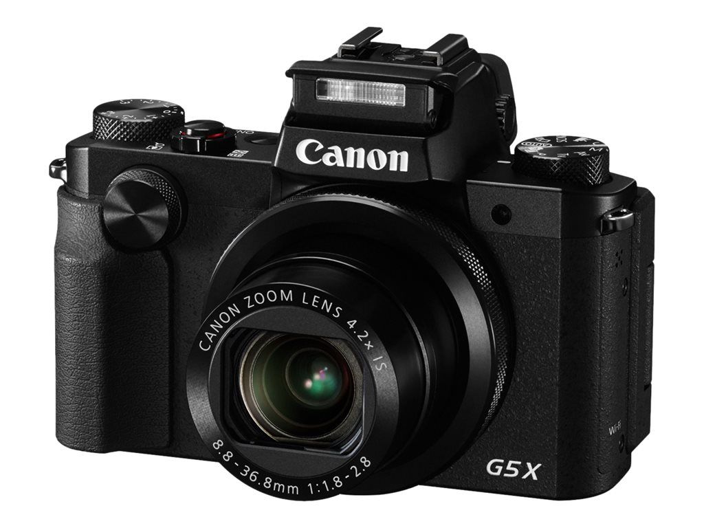 Canon PowerShot G5 X - Digital Camera - Compact - 20.2 MP - 1080p / 60fps - 4.2x Optical Zoom - Wi-Fi, NFC