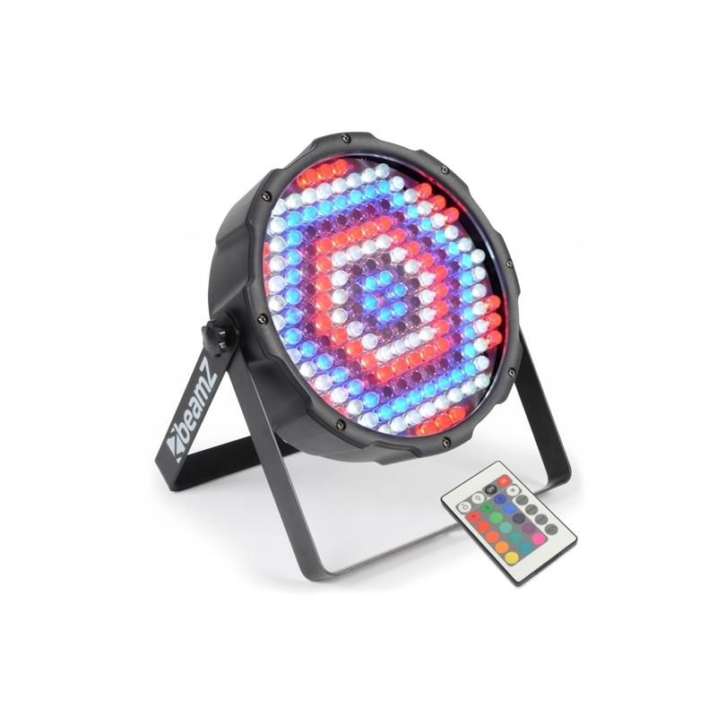 Beamz FlatPAR 186x10mm LED Projector - RGBW, DMX, Infrared