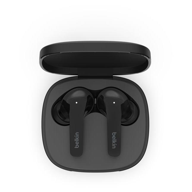 Auriculares Belkin SoundForm Flow con cancelación activa de ruido inalámbricos - Negro
