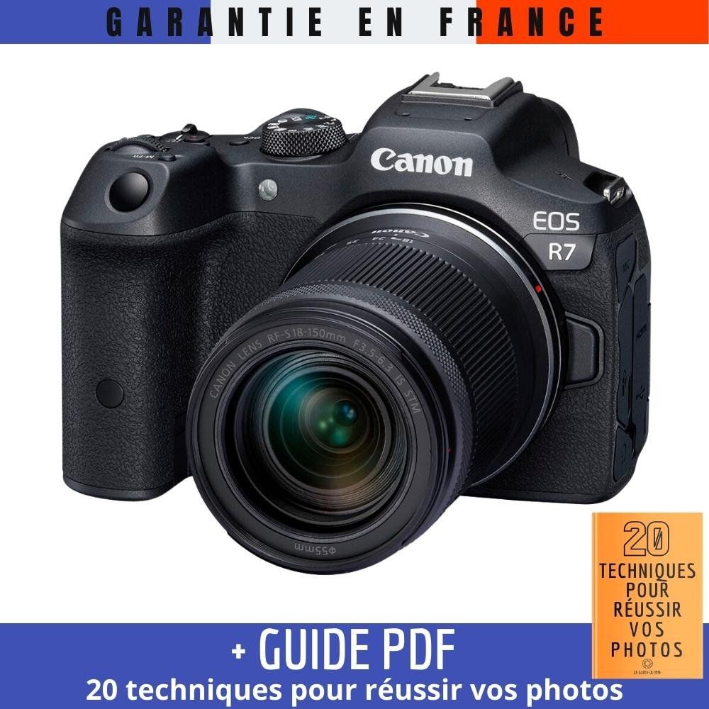 Canon EOS R7 + RF-S 18-150mm F4.5-6.3 IS STM Camera Kit with '20 Techniques for Succeeding in Photography' Guide