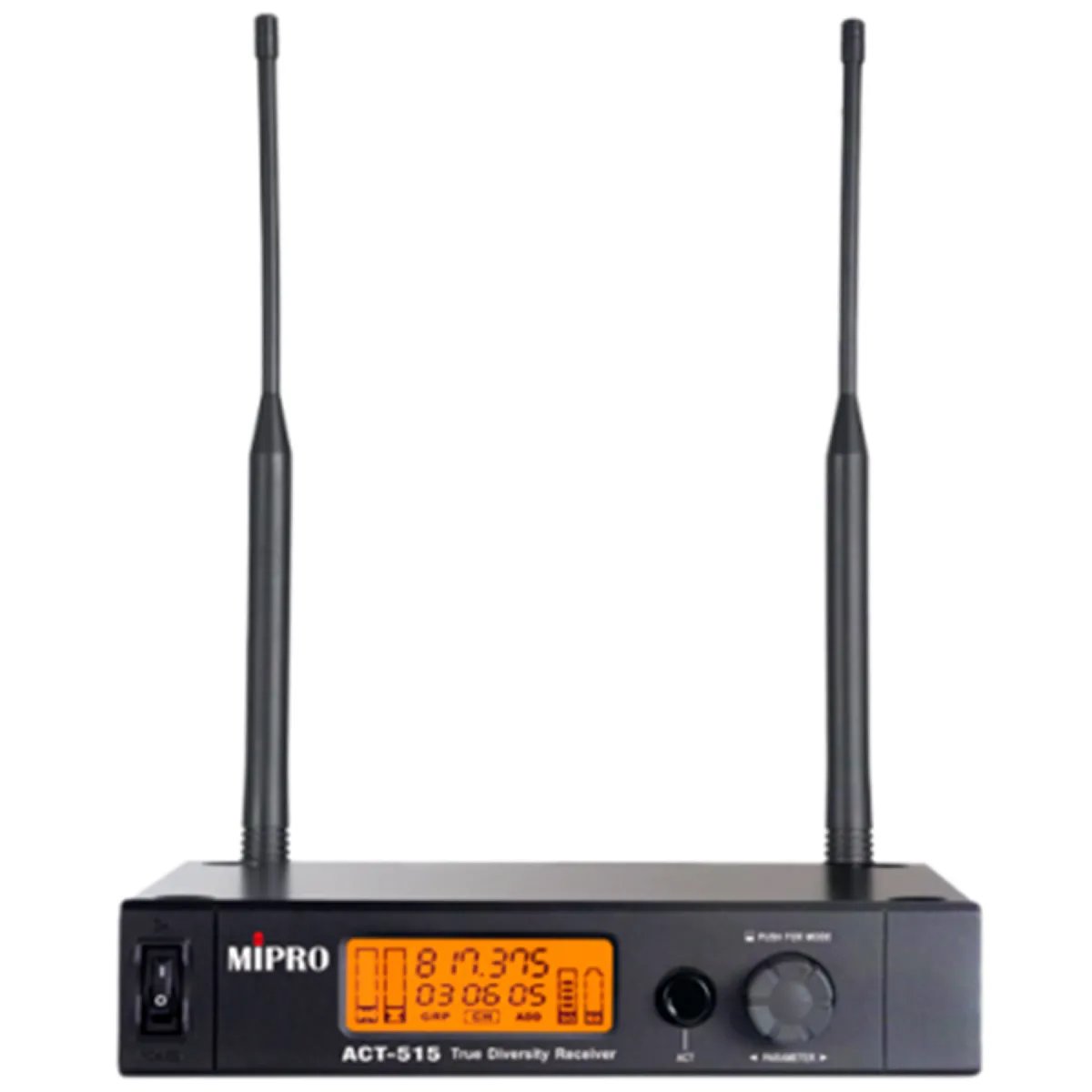 Mipro ACT-515 - True Diversity Receiver - UHF - 24 MHz Bandwidth - 6dBm Sensitivity