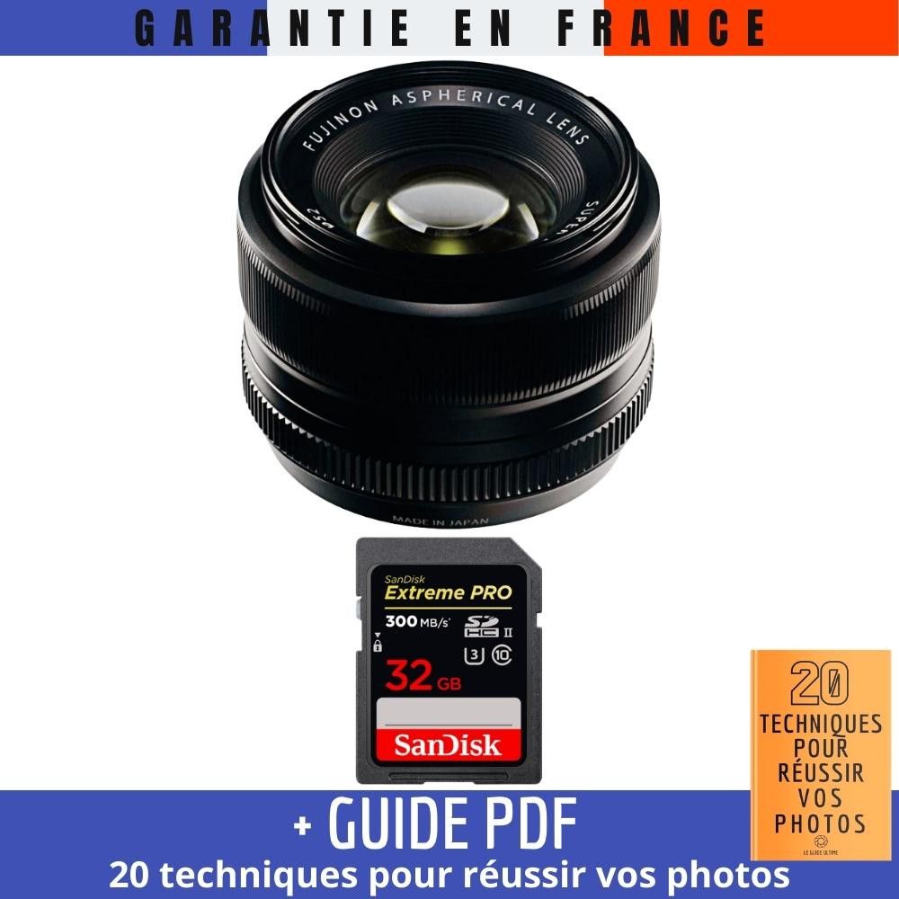 Fujifilm XF 35mm f/1.4 R Lens + 1 SanDisk 32GB UHS-II 300MB/s Card + MCZ DIRECT Guide (20 Techniques for Successful Photos)