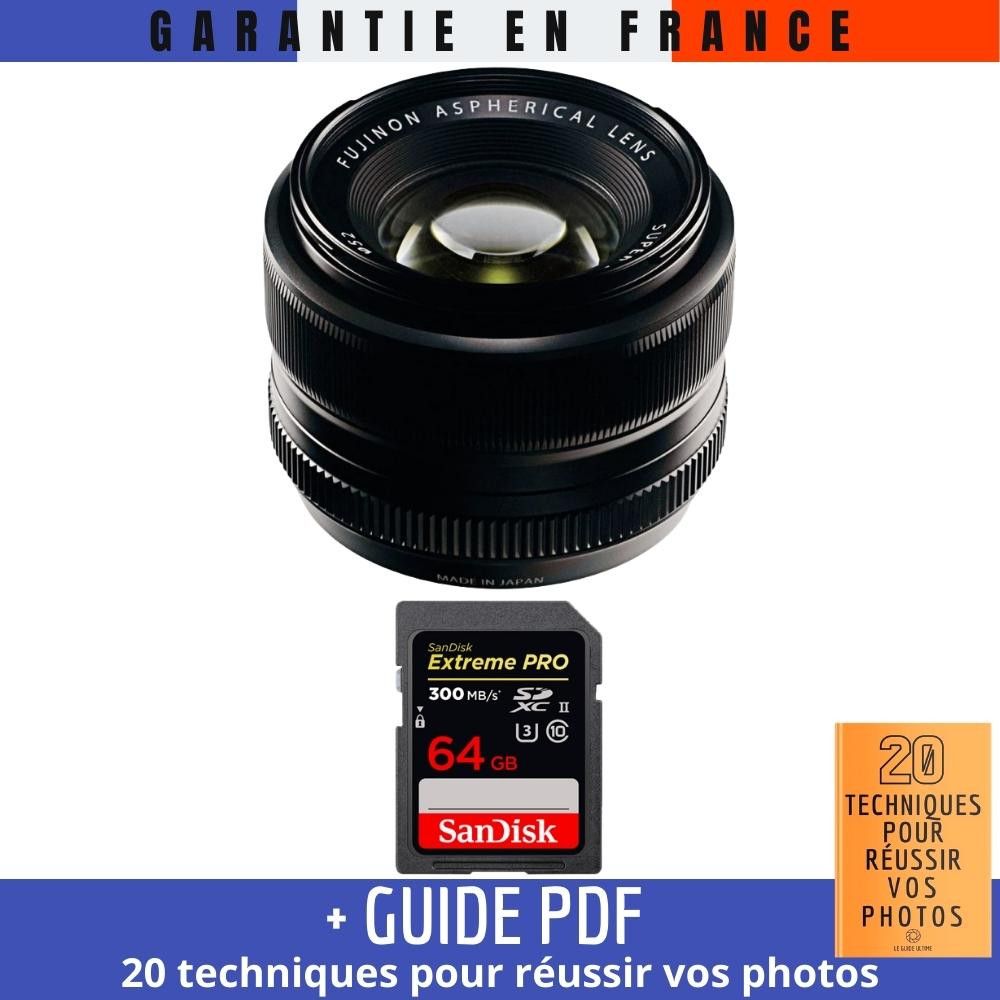 Fujifilm XF 35mm f/1.4 R Lens + 64GB SanDisk UHS-II Card + '20 Techniques for Succeeding in Your Photos' Guide
