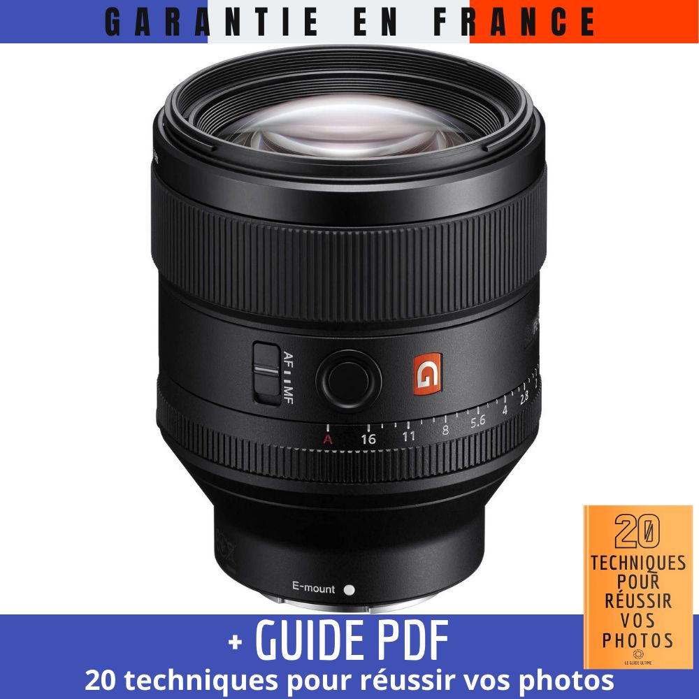 Sony FE 85mm F1.4 GM Lens + PDF Guide: Mastering 20 Photography Techniques
