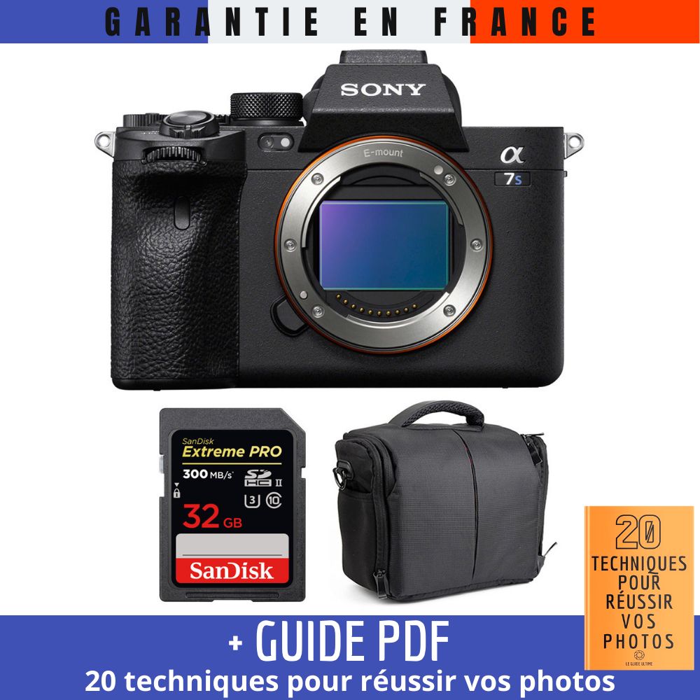 Sony A7S III Nu + SanDisk 32GB Extreme PRO UHS-II SDXC 300MB/s + Bag + PDF Guide '20 Techniques for Successful Photos'