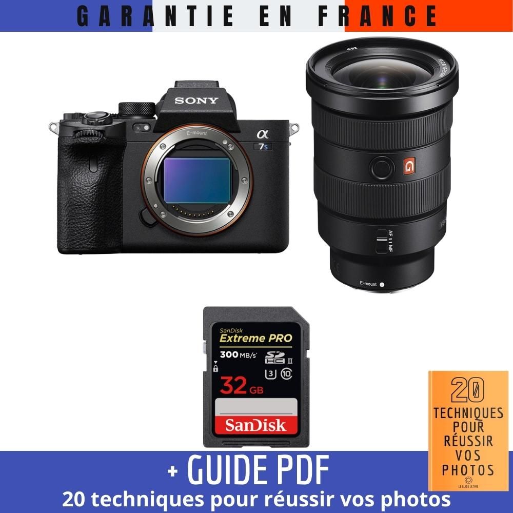 Sony A7S III + FE 16-35mm F2.8 GM + SanDisk 32GB Extreme PRO UHS-II SDXC Card + '20 TECHNIQUES POUR RÉUSSIR VOS PHOTOS' Guide