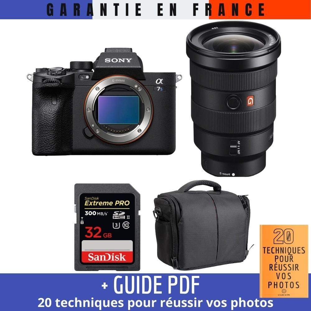 Sony A7S III + FE 16-35mm F2.8 GM + SanDisk 32GB Extreme PRO UHS-II SDXC Card + Bag + Guide: '20 TECHNIQUES POUR RÉUSSIR VOS PHOTOS