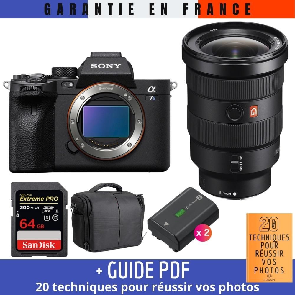 Sony A7S III + FE 16-35mm F2.8 GM + SanDisk 64GB Extreme PRO UHS-II 300MB/s + 2 NP-FZ100 + Bag + Guide '20 TECHNIQUES POUR RÉUSSIR VOS PHOTOS