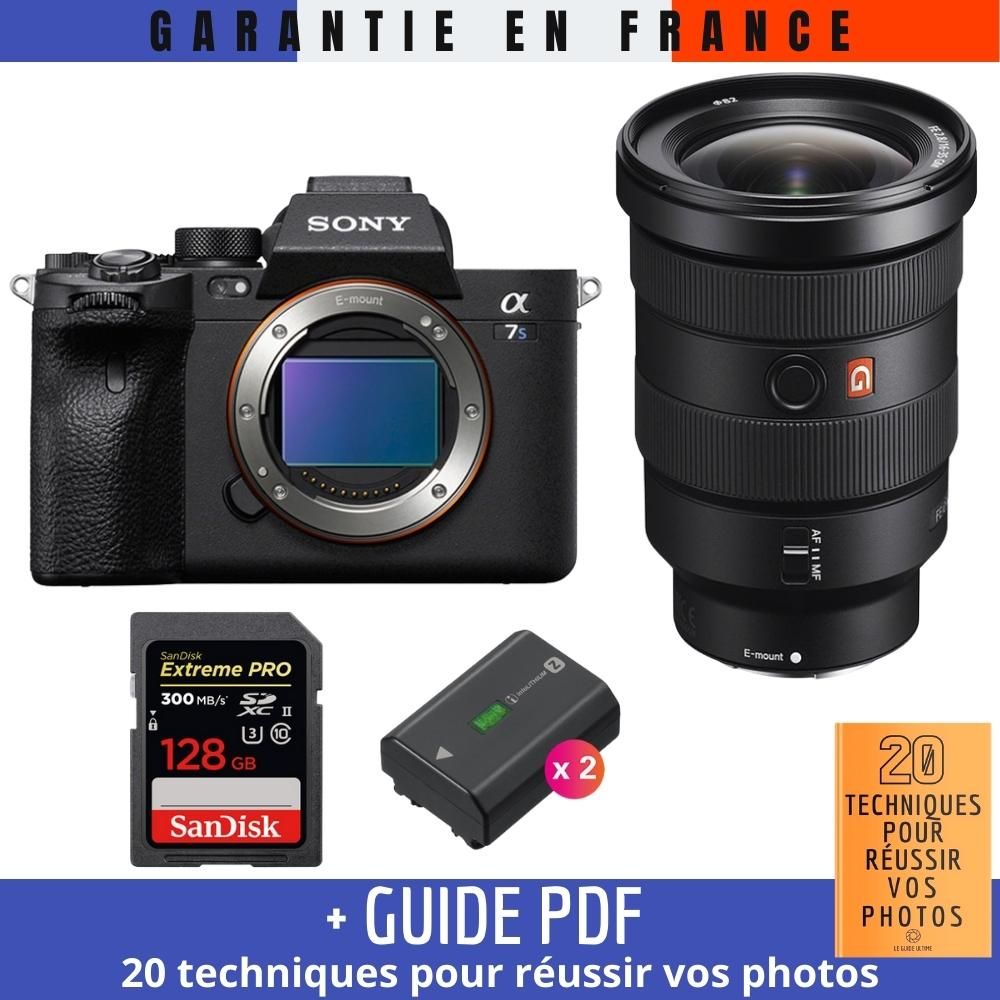 Sony A7S III + FE 16-35mm F2.8 GM + SanDisk 128GB Extreme PRO UHS-II SDXC Card + 2 Sony NP-FZ100 + Guide PDF '20 TECHNIQUES POUR RÉUSSIR VOS PHOTOS