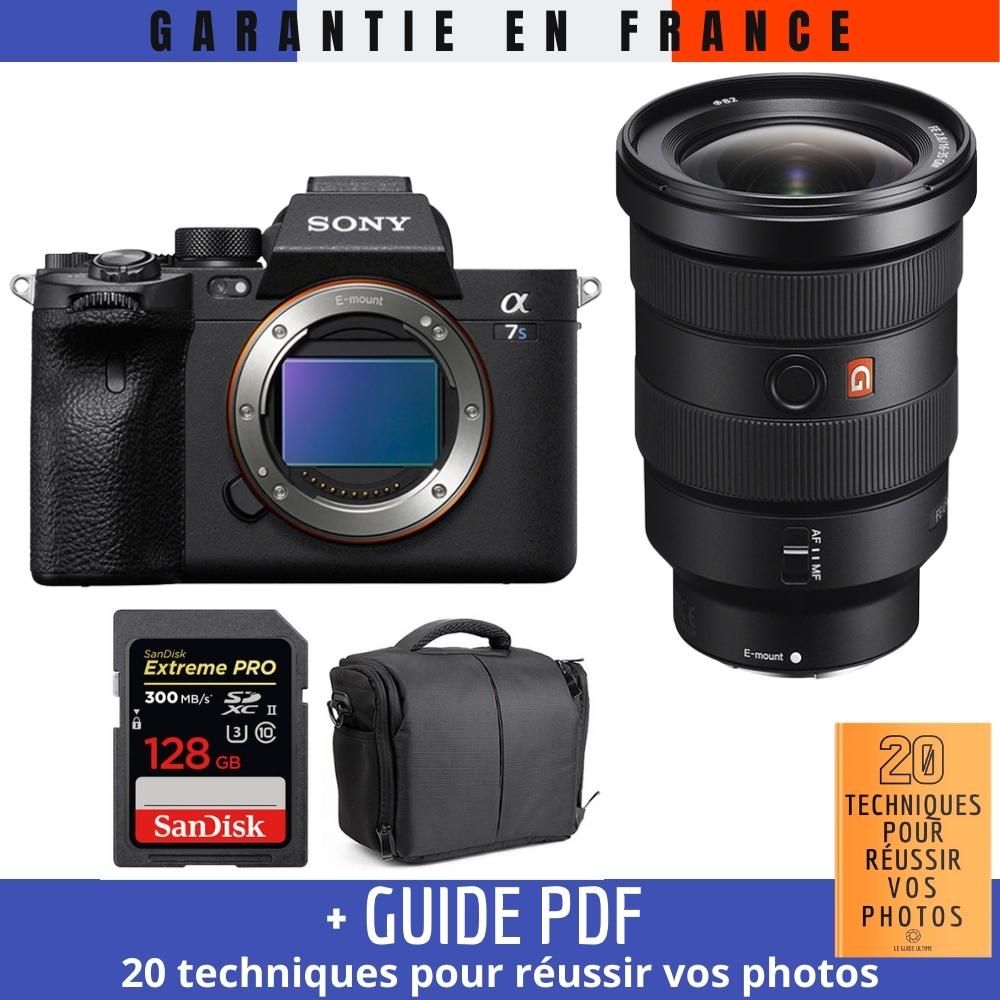 Sony A7S III + FE 16-35mm F2.8 GM + SanDisk 128GB Extreme PRO UHS-II SDXC Card + Bag + Guide '20 TECHNIQUES POUR RÉUSSIR VOS PHOTOS