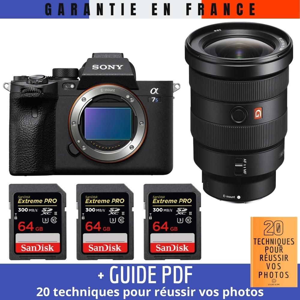 Sony A7S III + FE 16-35mm F2.8 GM + 3x SanDisk 64GB Extreme PRO UHS-II SDXC 300MB/s Memory Cards (Guide PDF '20 TECHNIQUES POUR RÉUSSIR VOS PHOTOS')