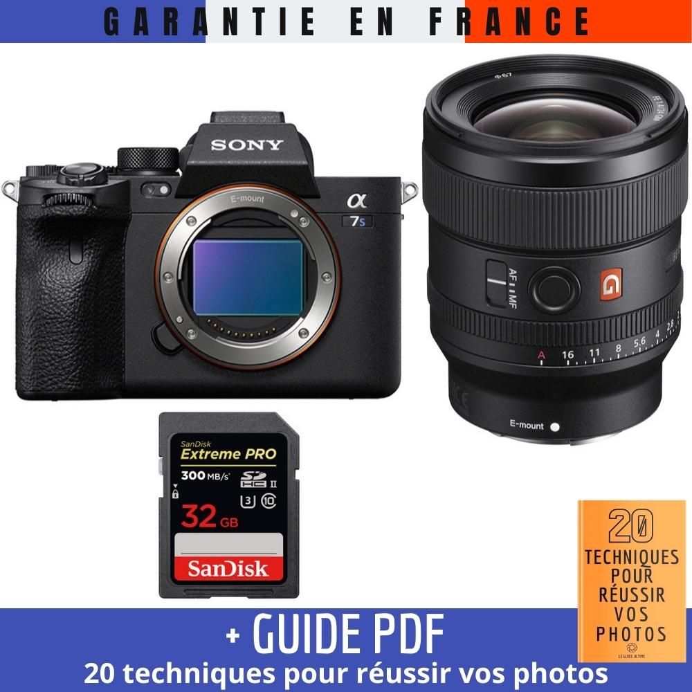 Sony A7S III + FE 24mm F1.4 GM + SanDisk 32GB Extreme PRO UHS-II SDXC Card + '20 TECHNIQUES POUR RÉUSSIR VOS PHOTOS' Guide