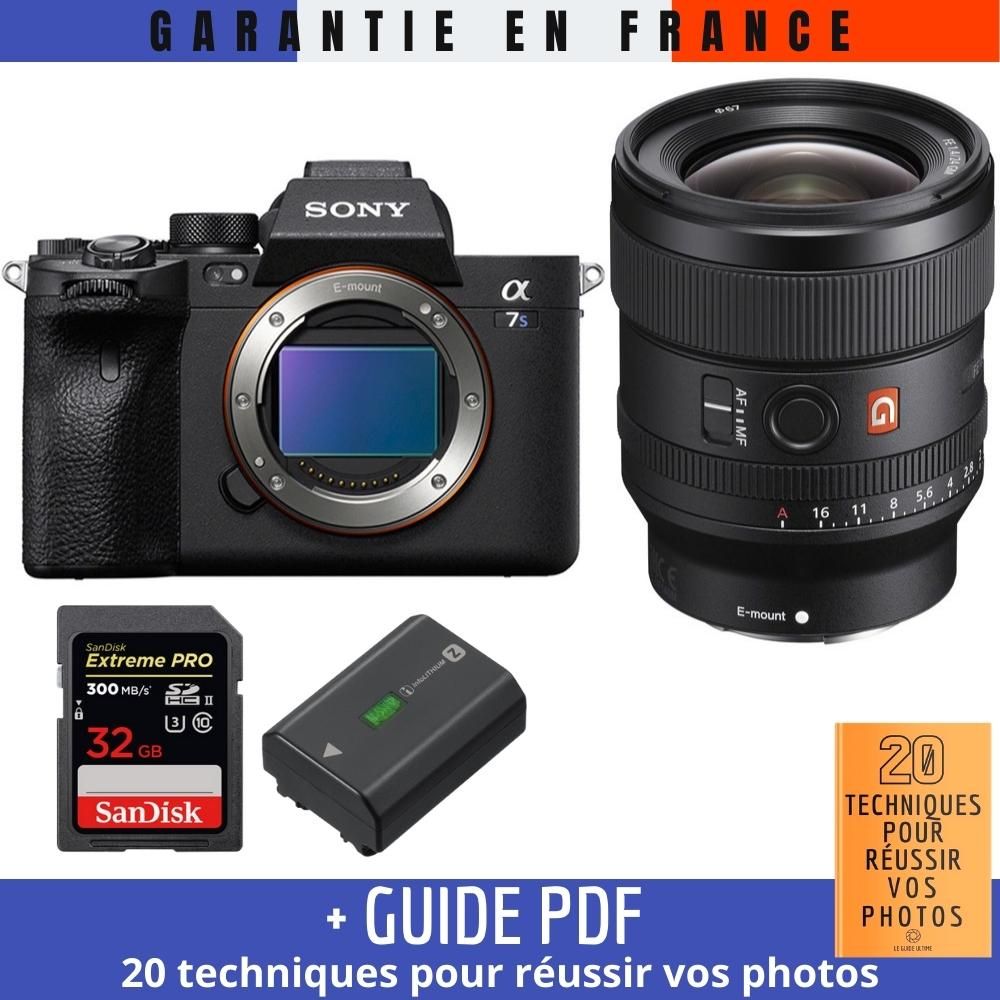 Sony A7S III + FE 24mm F1.4 GM + SanDisk 32GB Extreme PRO UHS-II SDXC Card + Sony NP-FZ100 Battery + Guide PDF '20 TECHNIQUES POUR RÉUSSIR VOS PHOTOS