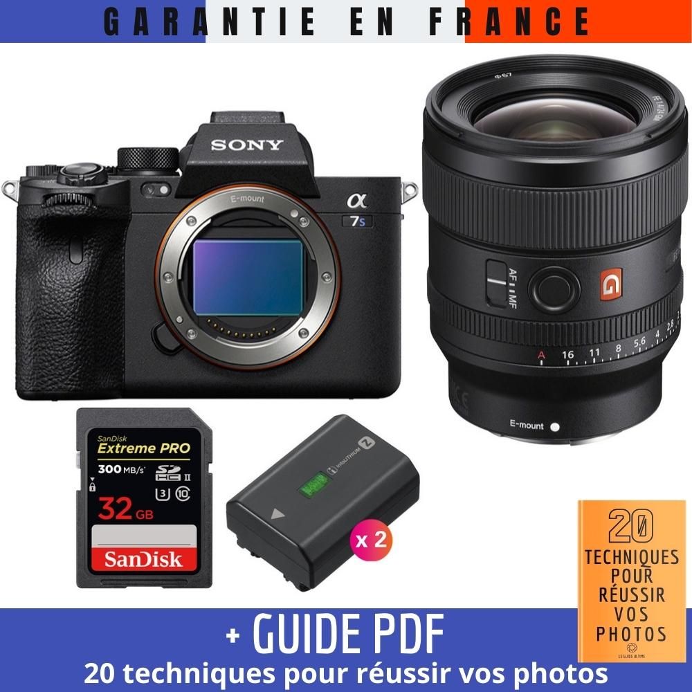 Sony A7S III + FE 24mm F1.4 GM + SanDisk 32GB Extreme PRO UHS-II SDXC + 2x NP-FZ100 (Guide PDF included)