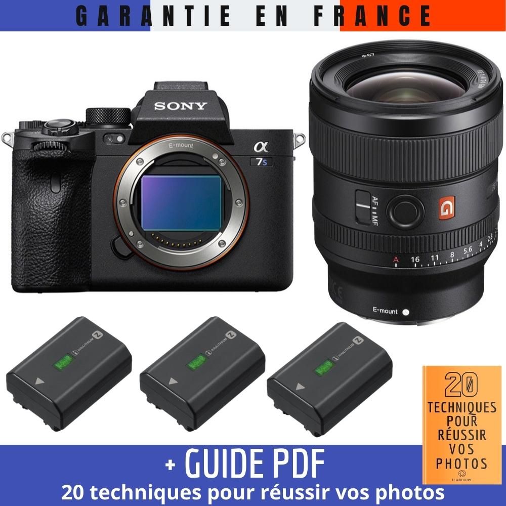 Sony A7S III + FE 24mm F1.4 GM + 3 Sony NP-FZ100 (Guide PDF '20 TECHNIQUES POUR RÉUSSIR VOS PHOTOS')