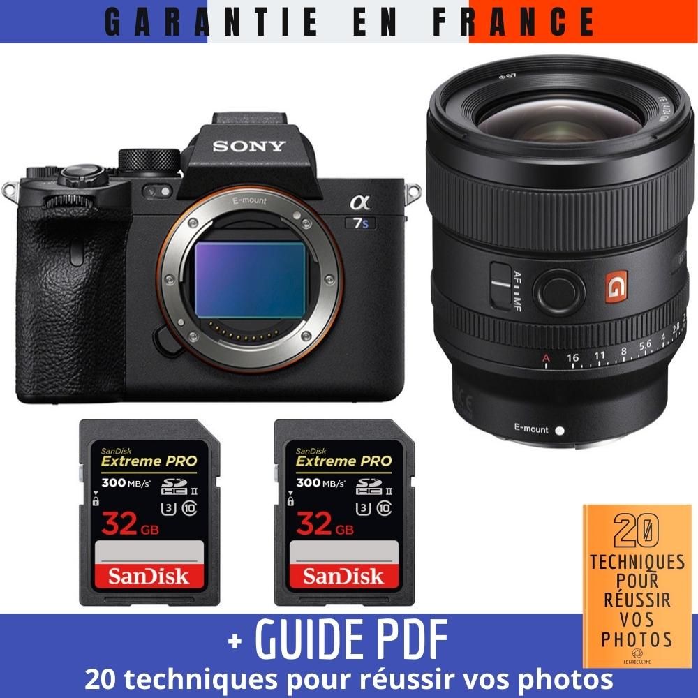 Sony A7S III Mirrorless Camera + FE 24mm F1.4 GM Lens + 2 SanDisk 32GB Extreme PRO UHS-II SDXC Cards