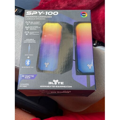 TNB RGB SPY100 Bluetooth Speakers (Black)