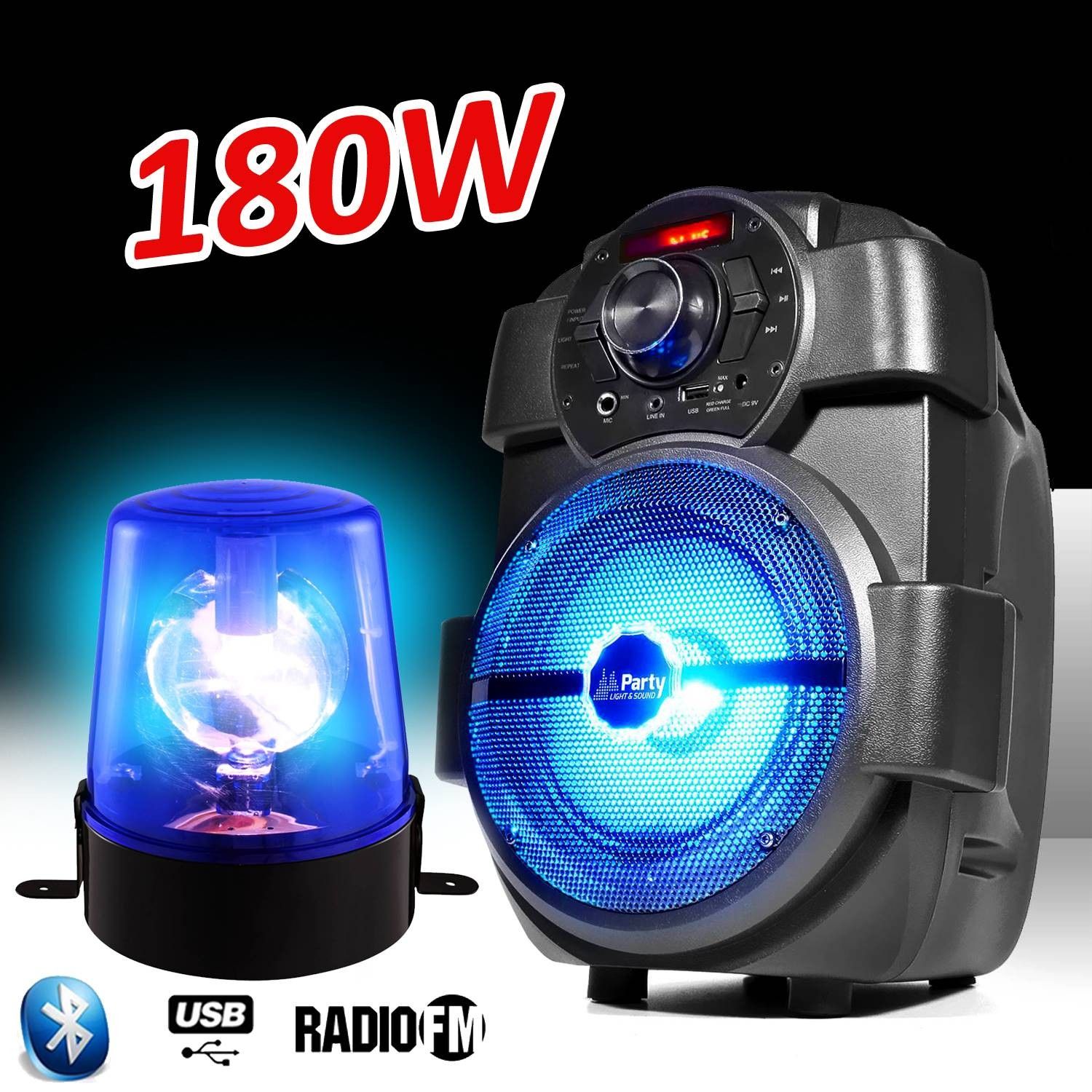 Haut-parleur portable Party Light Karaoké Enfants HANDY180